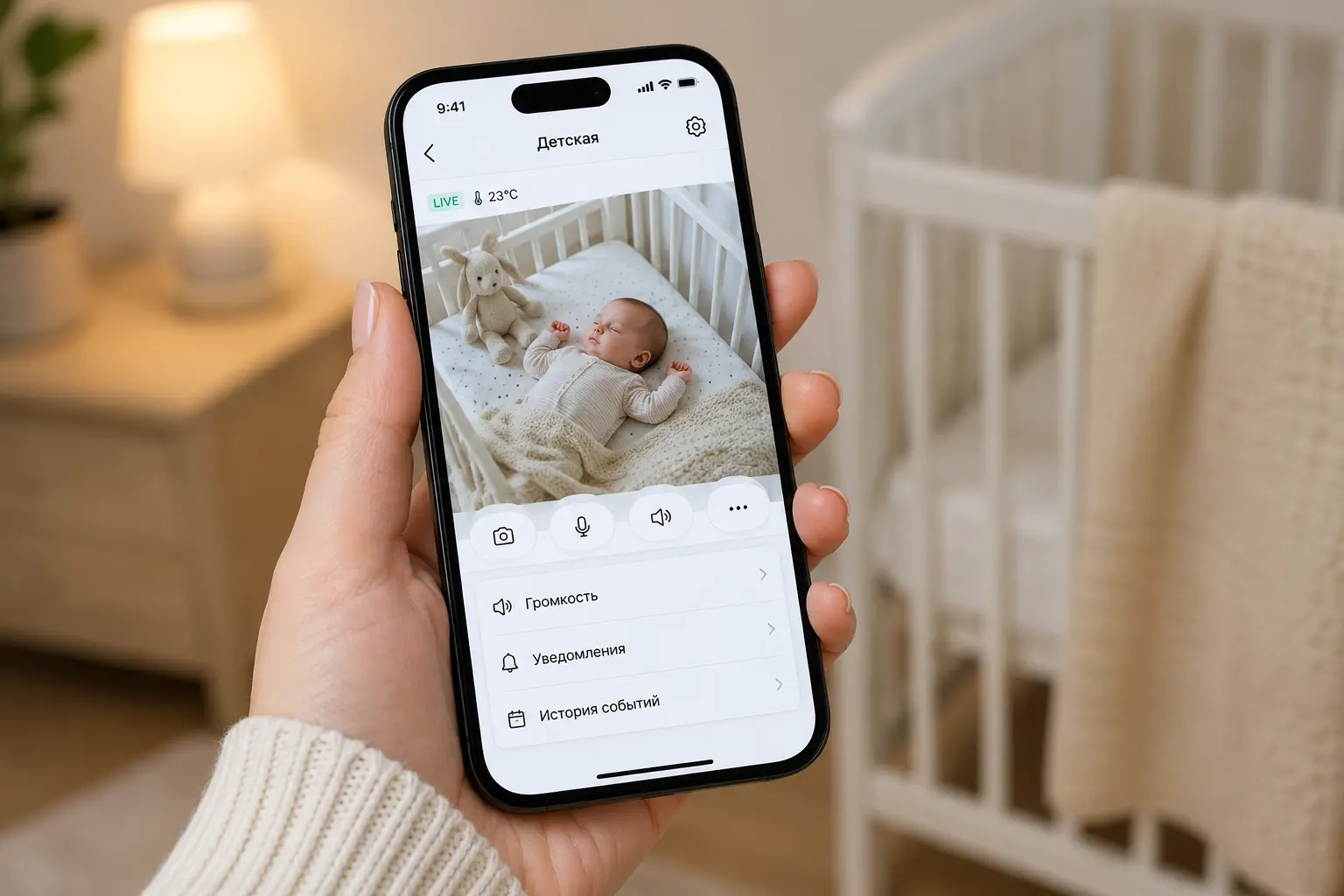 Wi-Fi видеоняня: просмотр детской на смартфоне через приложение